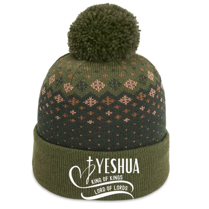 Yeshua Hamashiach the Messianic Messiah The Baniff Cuffed Pom Beanie