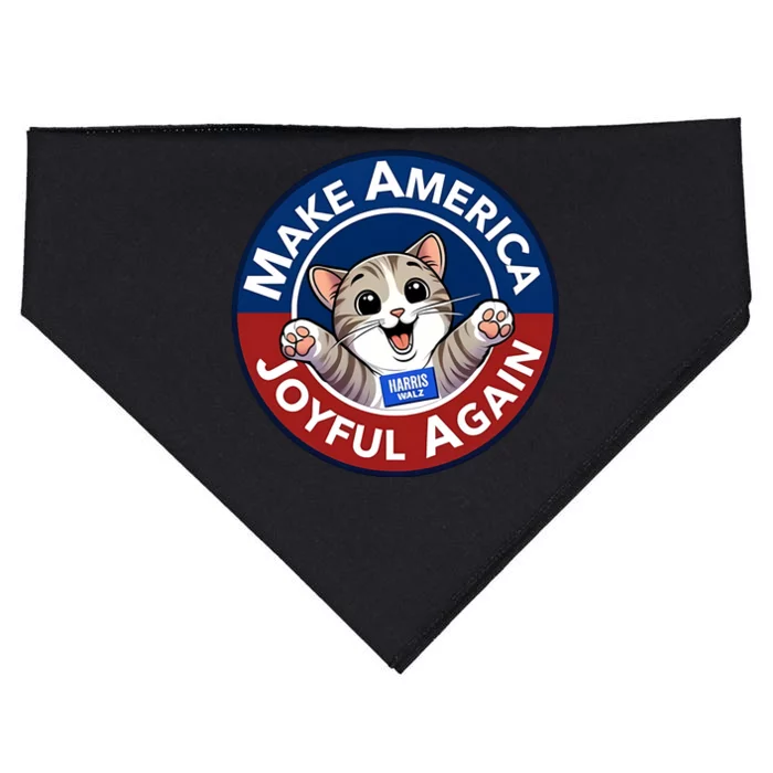 Yesica Harris Walz Make American Joyful Again USA-Made Doggie Bandana