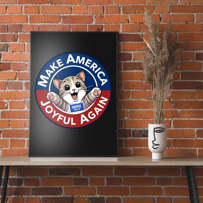 Yesica Harris Walz Make American Joyful Again Poster