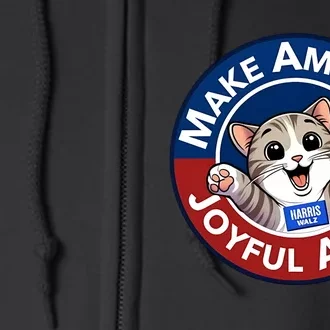 Yesica Harris Walz Make American Joyful Again Full Zip Hoodie