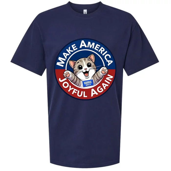 Yesica Harris Walz Make American Joyful Again Sueded Cloud Jersey T-Shirt