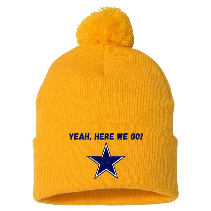 Yeah Here We Go! Pom Pom 12in Knit Beanie