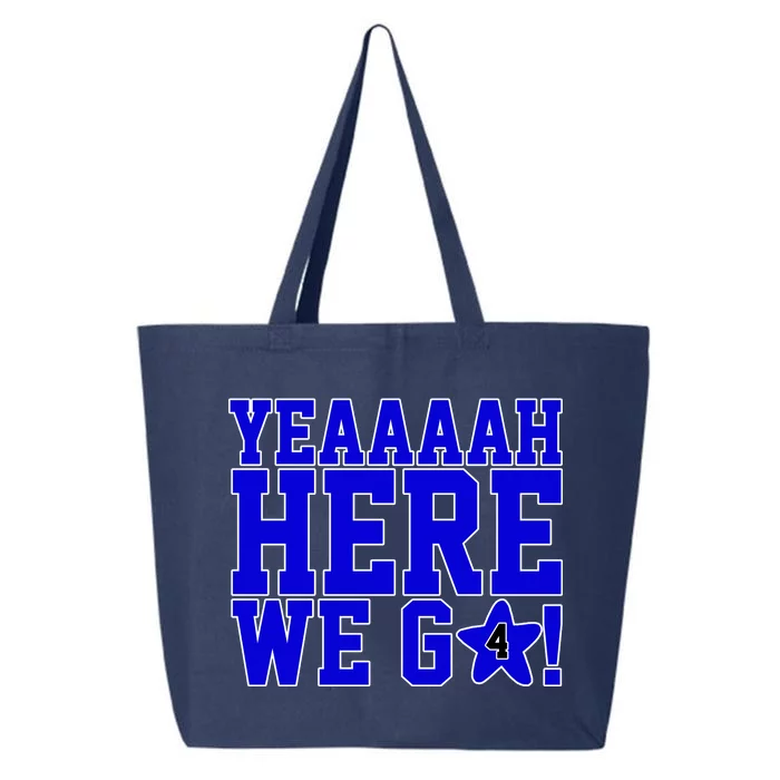 Yeah Here We Go Dallas Football Sport 25L Jumbo Tote