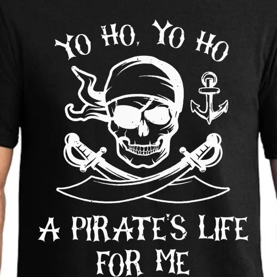 Yo Ho Yo Ho A Pirate's Life For Me Spooky Skeleton Pirate Pajama Set