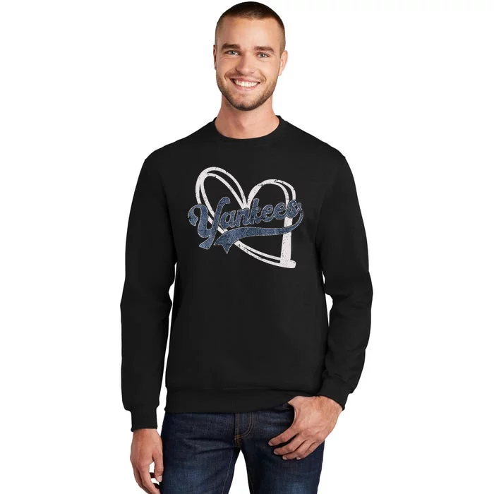 Y.A.N.K.E.E.S Heart Tall Sweatshirt