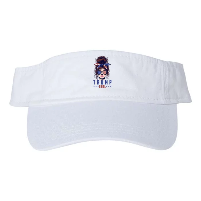 Yes IM A Trump Girl Get Over It Trump 2024 Election Valucap Bio-Washed Visor