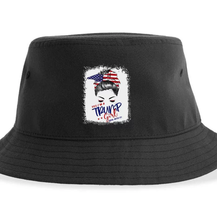 Yes IM A Trump Girl Deal With It 2024 Sustainable Bucket Hat