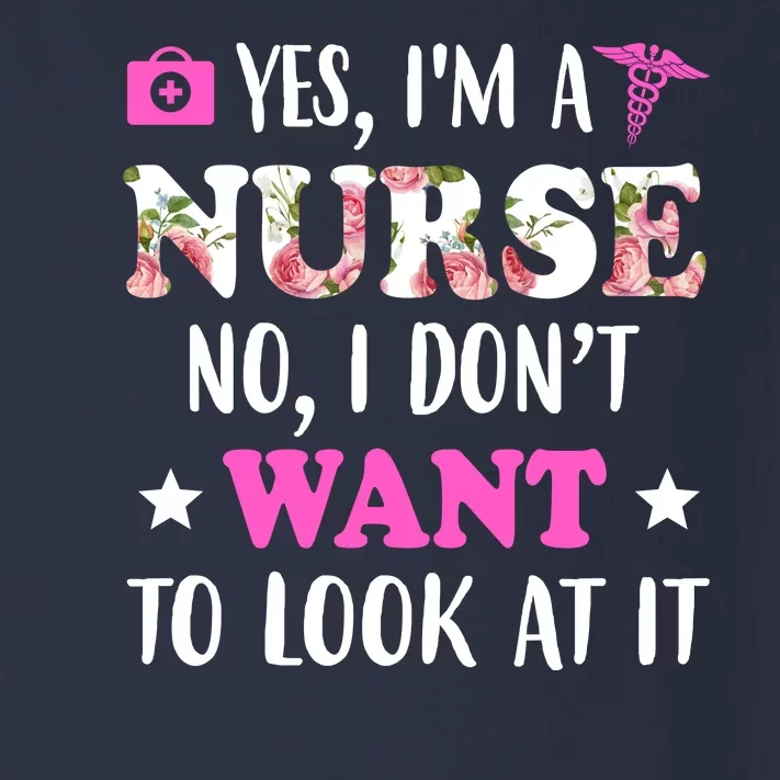 Yes I'm A Nurse Funny Floral Toddler Long Sleeve Shirt