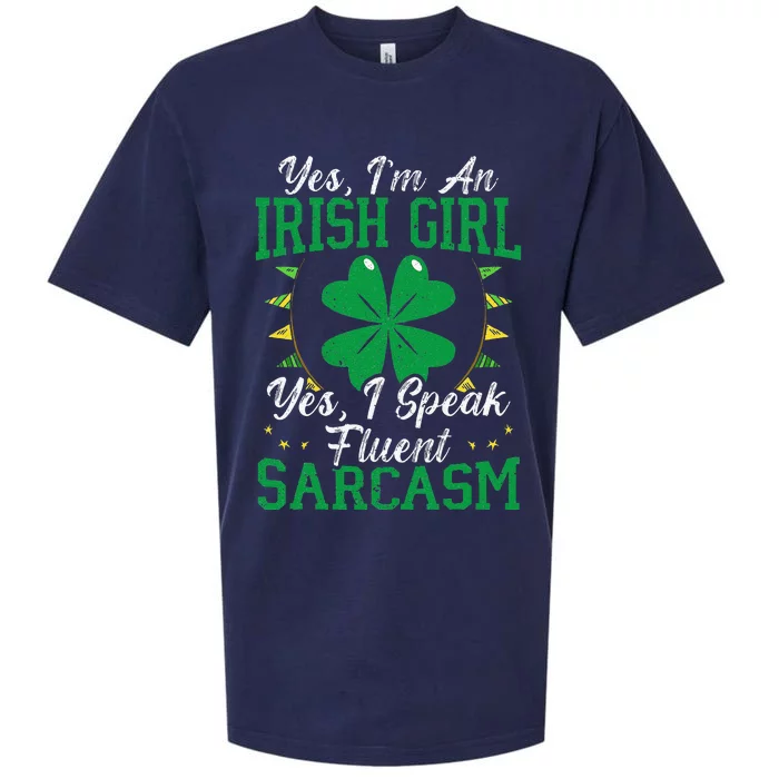 Yes I’m An Irish St. Patrick's Saint Pattys Day Sueded Cloud Jersey T-Shirt