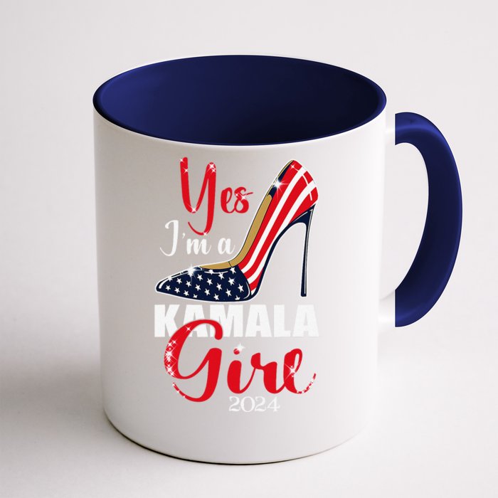 Yes IM A Kamala Stilettos High Heel Harris 2024 Vote Front & Back Coffee Mug