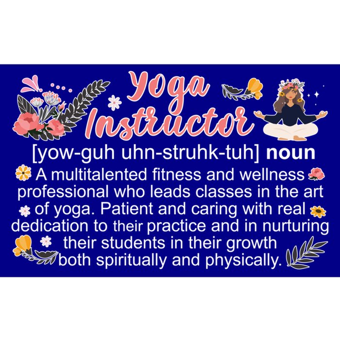 Yoga Instructor Appreciation Yoga Teacher Cute Gift Bumper Sticker