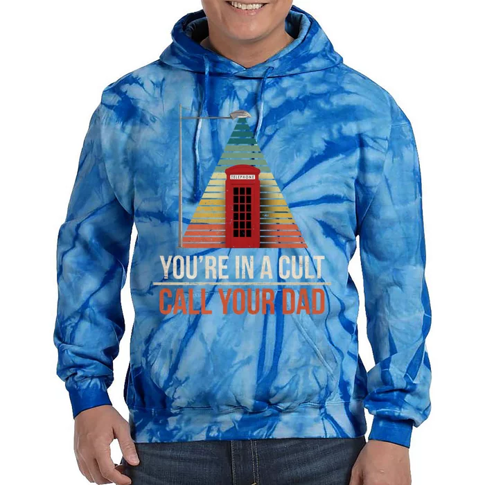 Youre In A Cult True Crime Gift Funny Murderino Gift Tie Dye Hoodie