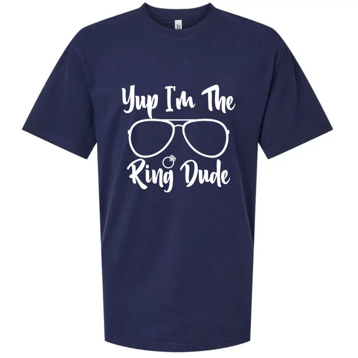 Yup I Am The Ring Dude Ring Bearer Funny Sueded Cloud Jersey T-Shirt