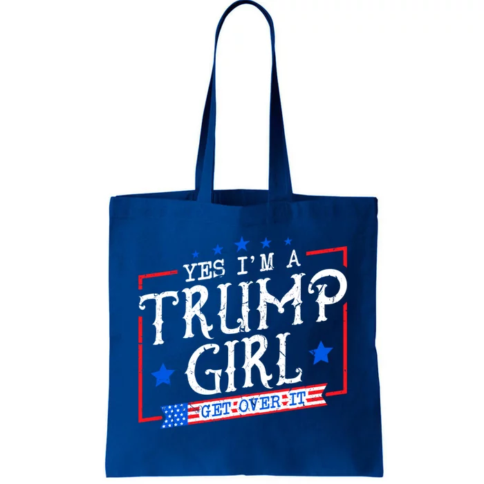 Yes IM A Trump Get Over It Funny Gift For Trump Supporter Gift Tote Bag