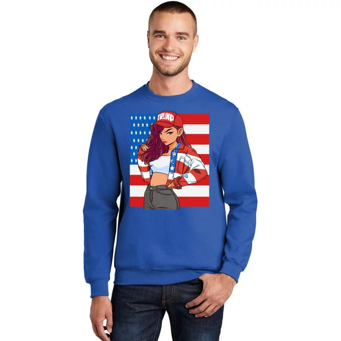 Yes IM A Trump Donald Trump Patriotic Republican 2024 Cute Gift Sweatshirt