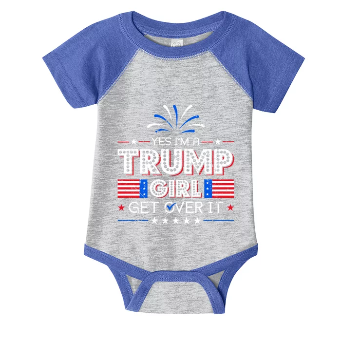 Yes IM A Trump Get Over It Presidential Politics Trump Meaningful Gift Infant Baby Jersey Bodysuit