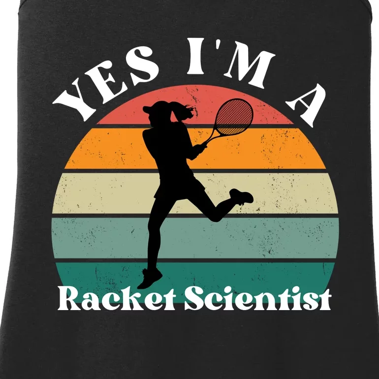 Yes I'm A Racket Scientist Tennis Player & Tennis Coach Ladies Essential Tank