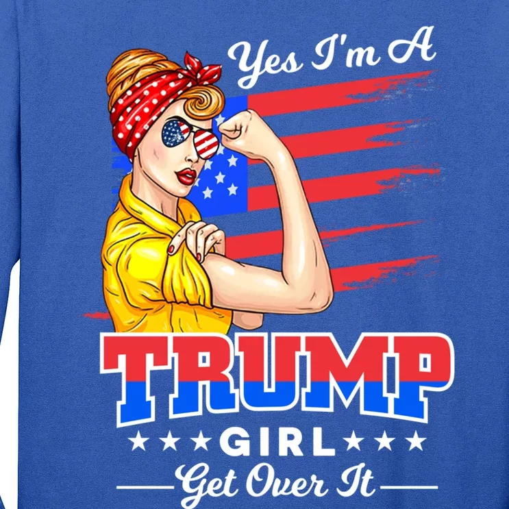 Yes IM A Trump Get Over Igift Trump 2020 Gift Long Sleeve Shirt