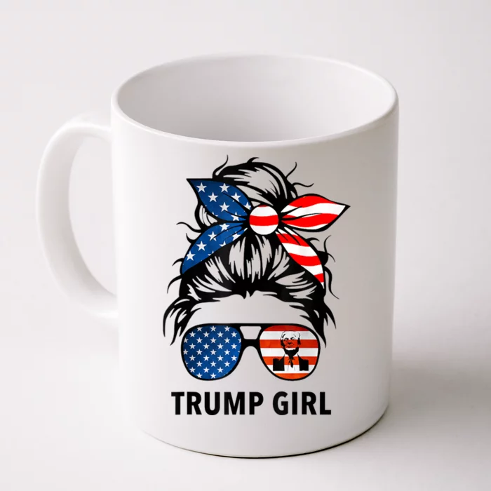 Yes I'm A Trump Girl Get Over It Gift Trump 2024 Election Gifts Front & Back Coffee Mug