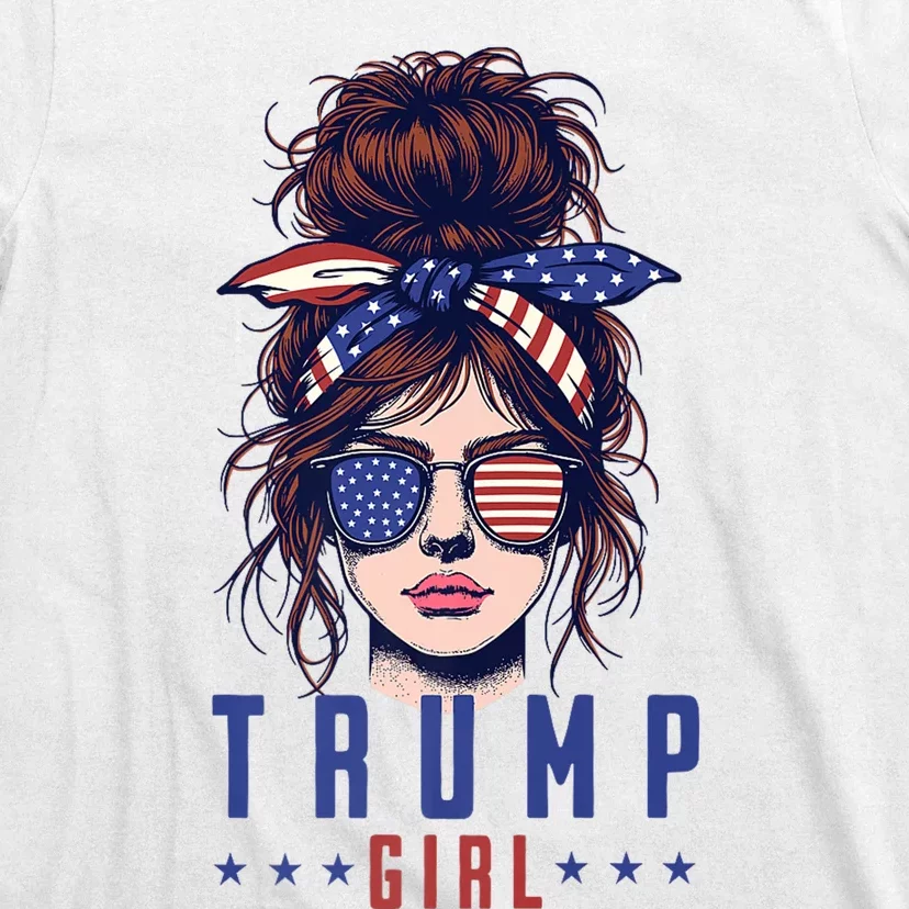 Yes IM A Trump Girl Get Over It Trump 2024 Election T-Shirt