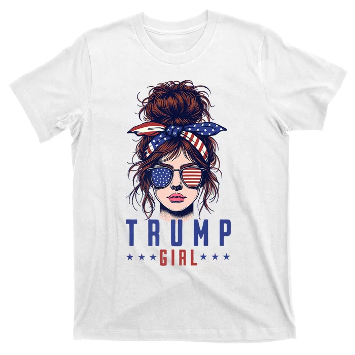 Yes IM A Trump Girl Get Over It Trump 2024 Election T-Shirt