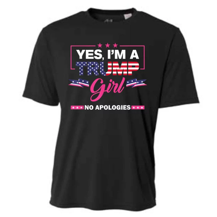 Yes IM A Trump No Apologies 2024 Election Cooling Performance Crew T-Shirt