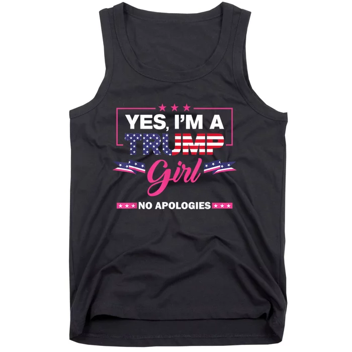 Yes IM A Trump No Apologies 2024 Election Tank Top