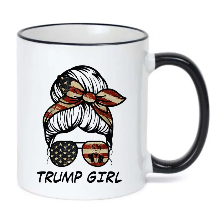 Yes IM A Trump Girl Get Over It Trump 2024 Election Gifts Black Color Changing Mug