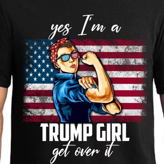 Yes IM A Trump Get Over It Us President Election 2020 Cool Gift Pajama Set