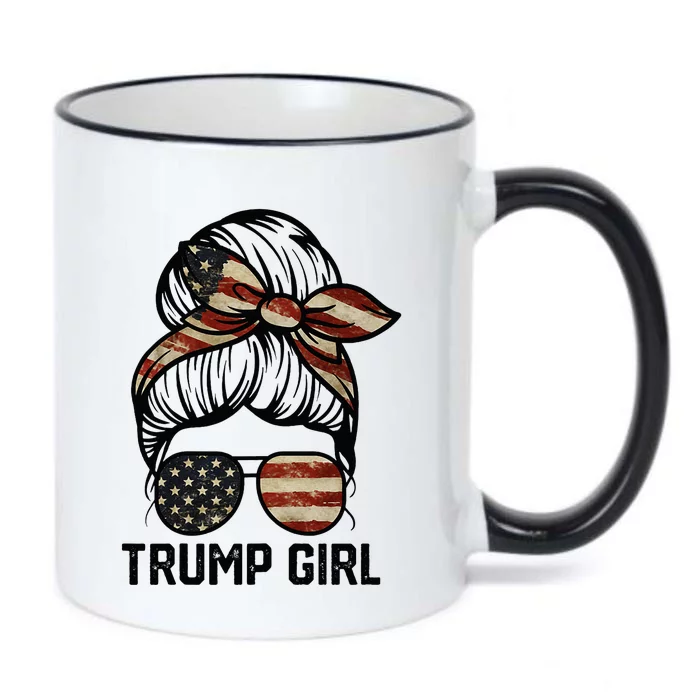 Yes IM A Trump Girl Get Over It Trump Girl 2024 Election Black Color Changing Mug