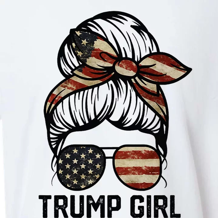 Yes IM A Trump Girl Get Over It Trump Girl 2024 Election Sueded Cloud Jersey T-Shirt