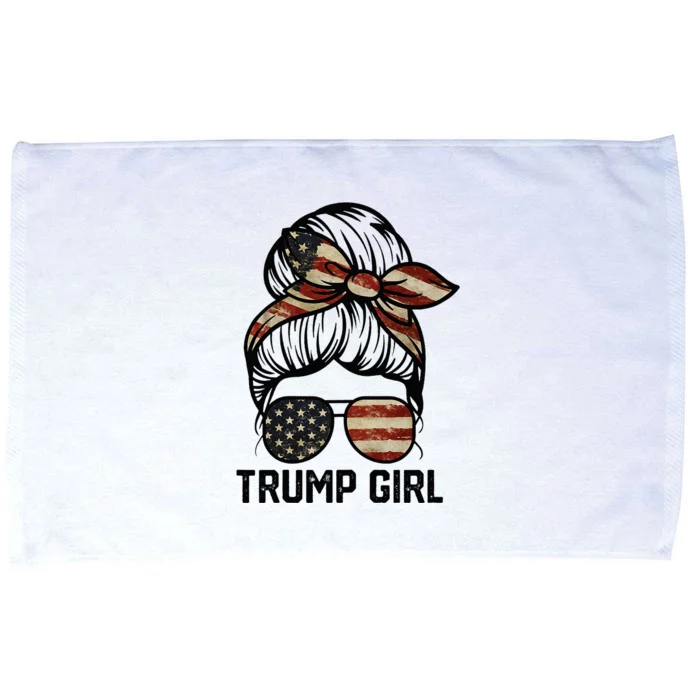 Yes IM A Trump Girl Get Over It Trump Girl 2024 Election Microfiber Hand Towel