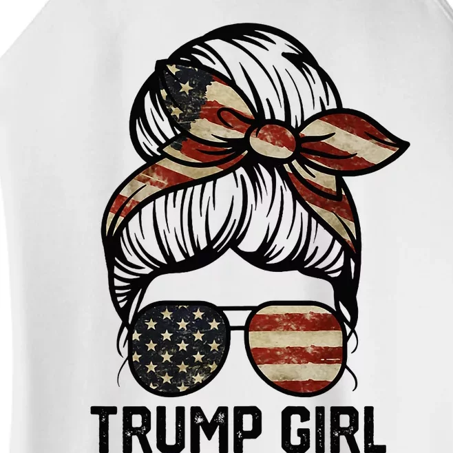 Yes IM A Trump Girl Get Over It Trump Girl 2024 Election Women’s Perfect Tri Rocker Tank