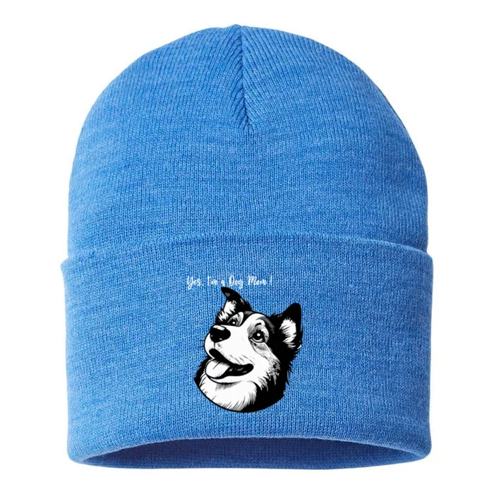 Yes Im A Dog Mom Displays Love For This Lovely Pet Sustainable Knit Beanie