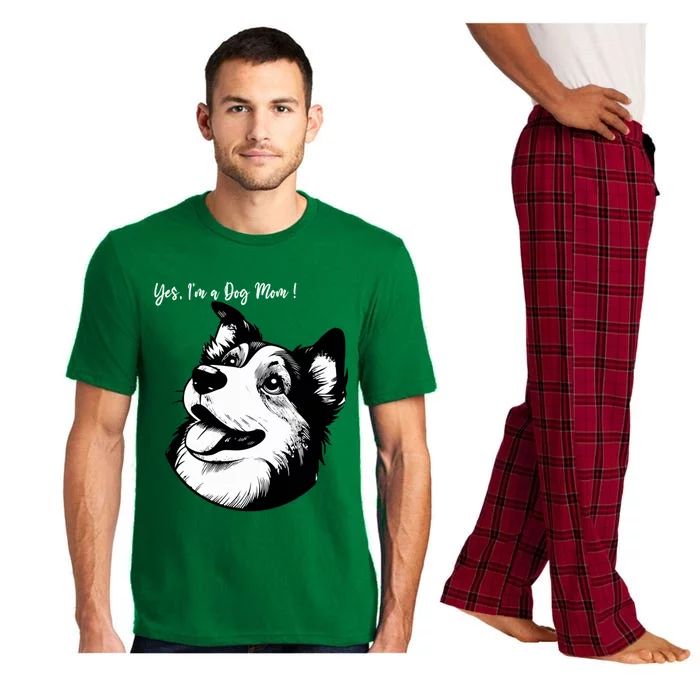 Yes Im A Dog Mom Displays Love For This Lovely Pet Pajama Set