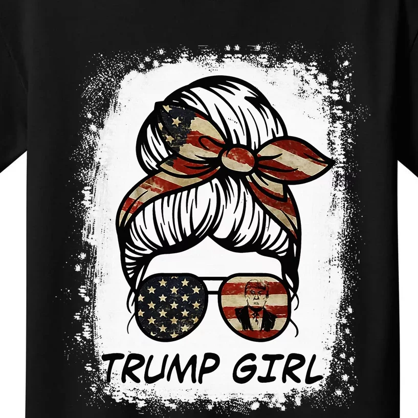 Yes IM A Trump Girl Get Over It Trump 2024 Election Kids T-Shirt