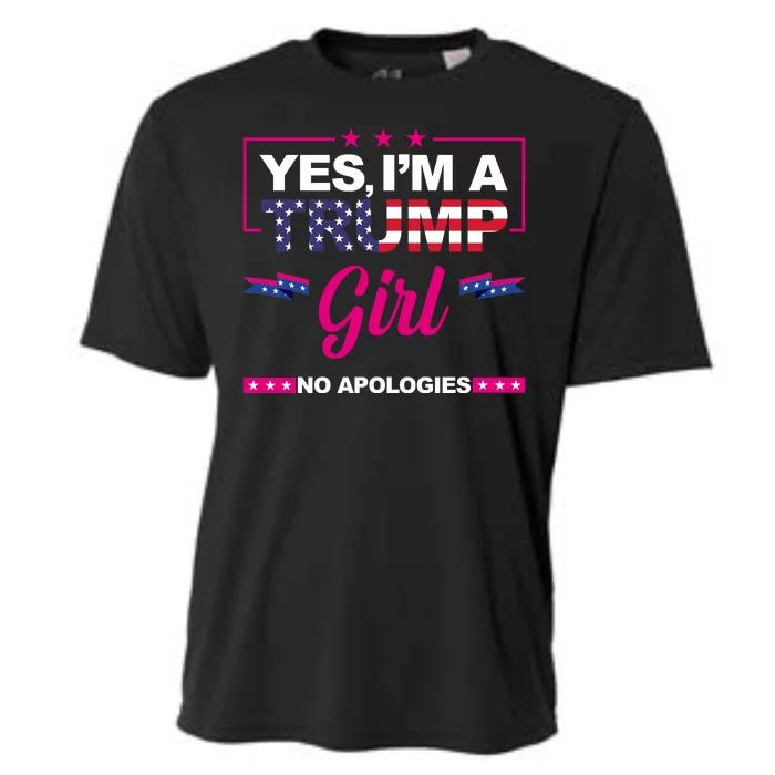 Yes Im A Trump Girl No Apologies 2024 Election Cooling Performance Crew T-Shirt