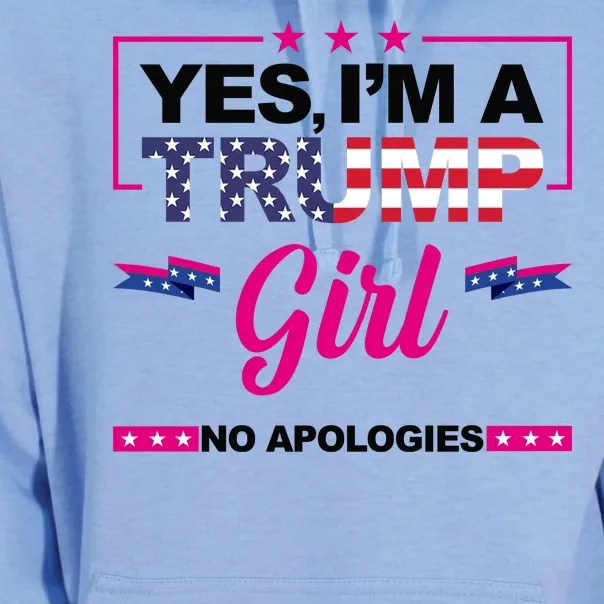 Yes Im A Trump Girl No Apologies 2024 Election Unisex Surf Hoodie