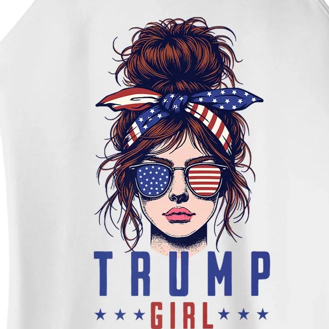 Yes IM A Trump Girl Get Over It Trump 2024 Election Rally Women’s Perfect Tri Rocker Tank