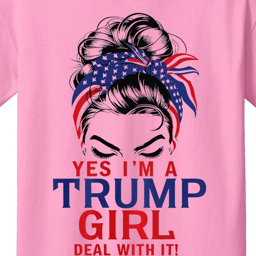 Yes I’M A Trump Deal With It Premium Kids T-Shirt