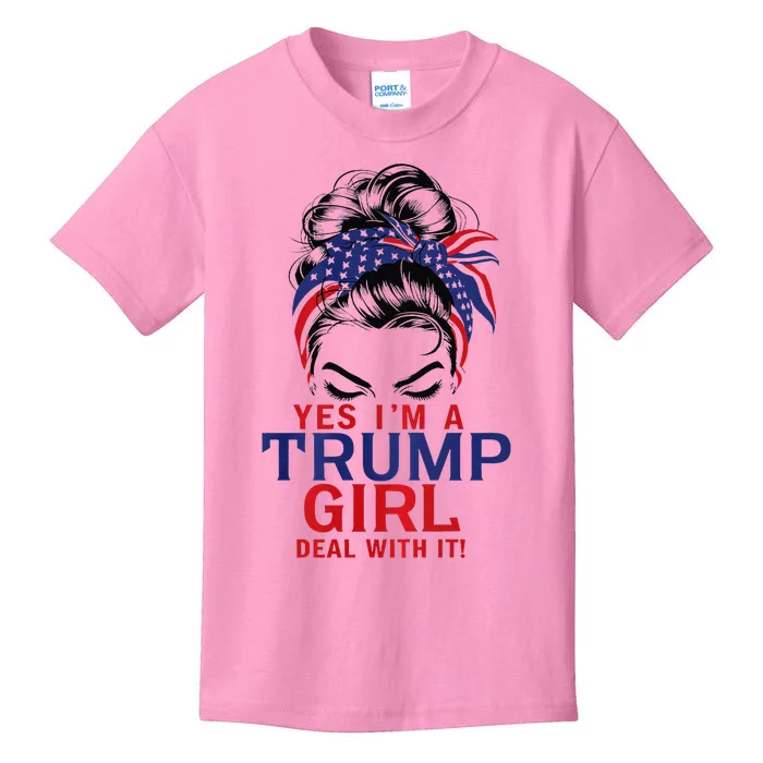 Yes I’M A Trump Deal With It Premium Kids T-Shirt