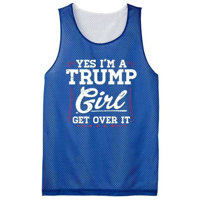 Yes IM A Trump Gift Mesh Reversible Basketball Jersey Tank