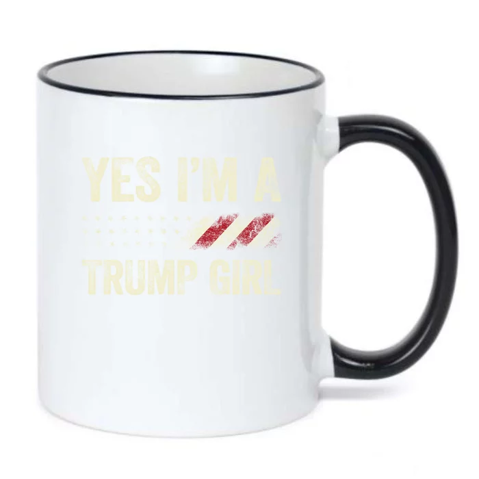 Yes IM A Trump Get Over It Funny Trump 2024 Election Great Gift Black Color Changing Mug