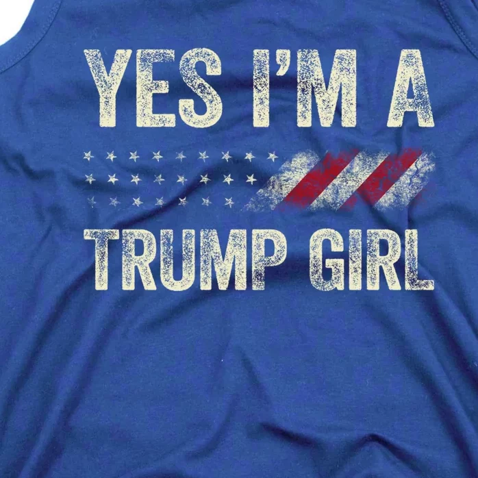 Yes IM A Trump Get Over It Funny Trump 2024 Election Great Gift Tank Top