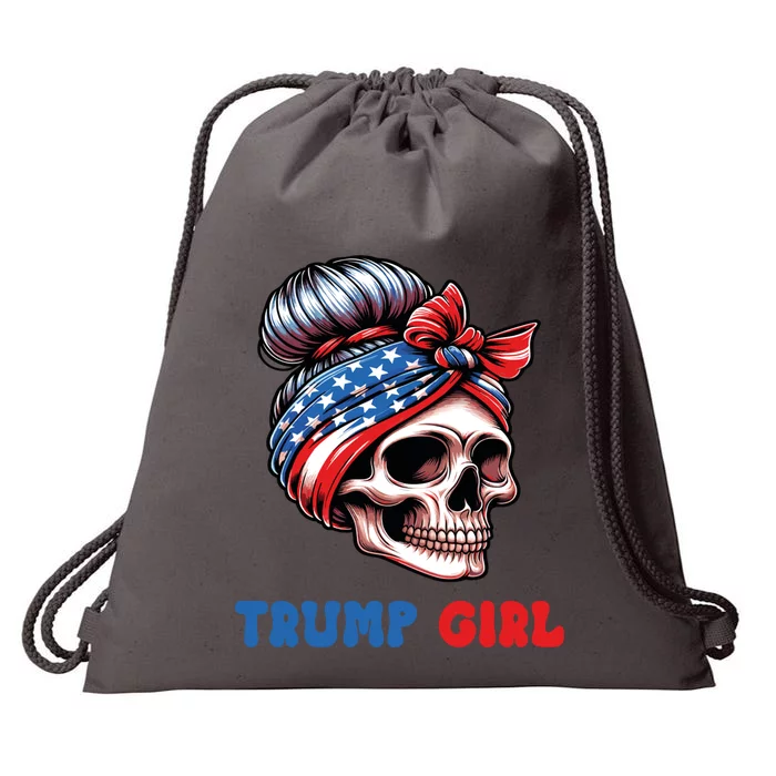 Yes IM A Trump IM Still A Trump Messy Bun Cool Gift Drawstring Bag