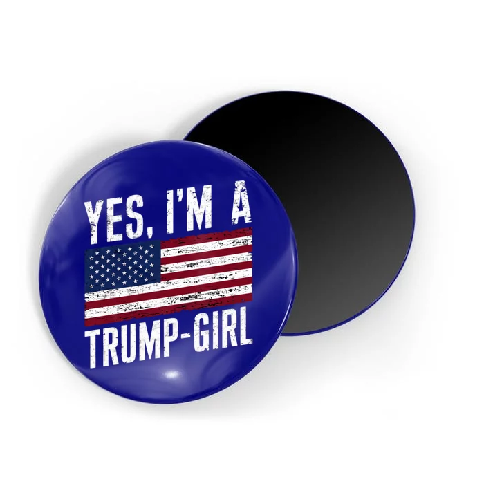 Yes IM A Trump American Flag Gift Magnet