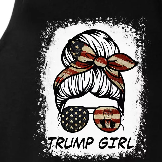 Yes I'm A Trump Girl Get Over It Trump 2024 Election Gifts Ladies Tri-Blend Wicking Tank