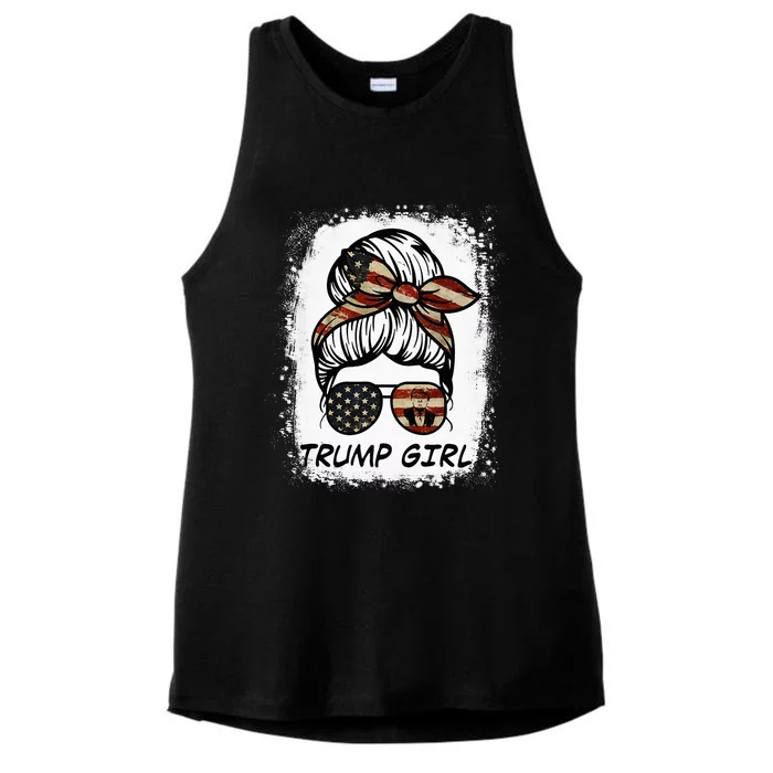 Yes I'm A Trump Girl Get Over It Trump 2024 Election Gifts Ladies Tri-Blend Wicking Tank