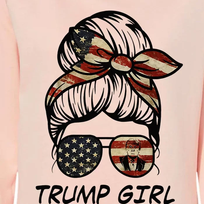 Yes Im A Trump Girl Get Over It Trump 2024 Election Gifts Womens California Wash Sweatshirt