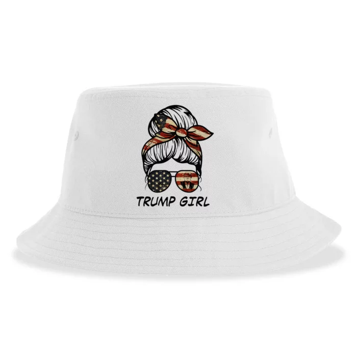 Yes Im A Trump Girl Get Over It Trump 2024 Election Gifts Sustainable Bucket Hat